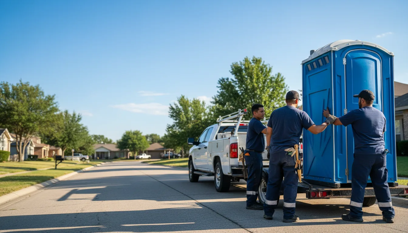 Portable Toilet Rental in Edelstein, IL near me